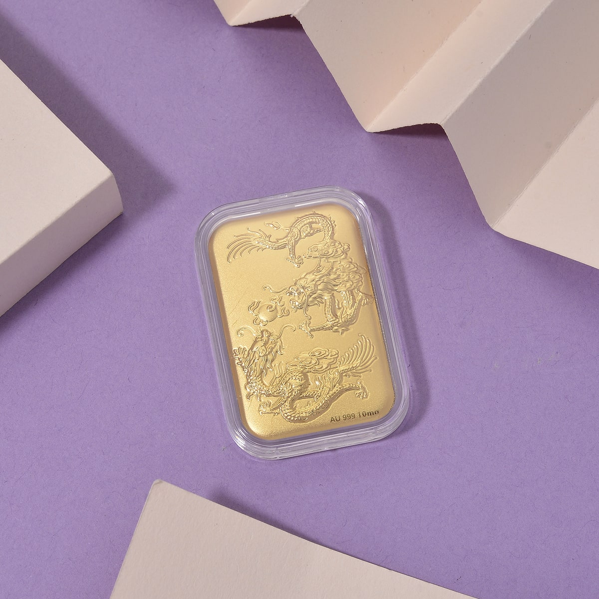 24K Gold Dragon Emboss Sheet – Sacred Symbol of Rising Energy