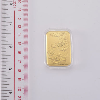 24K Gold Dragon Emboss Sheet – Sacred Symbol of Rising Energy