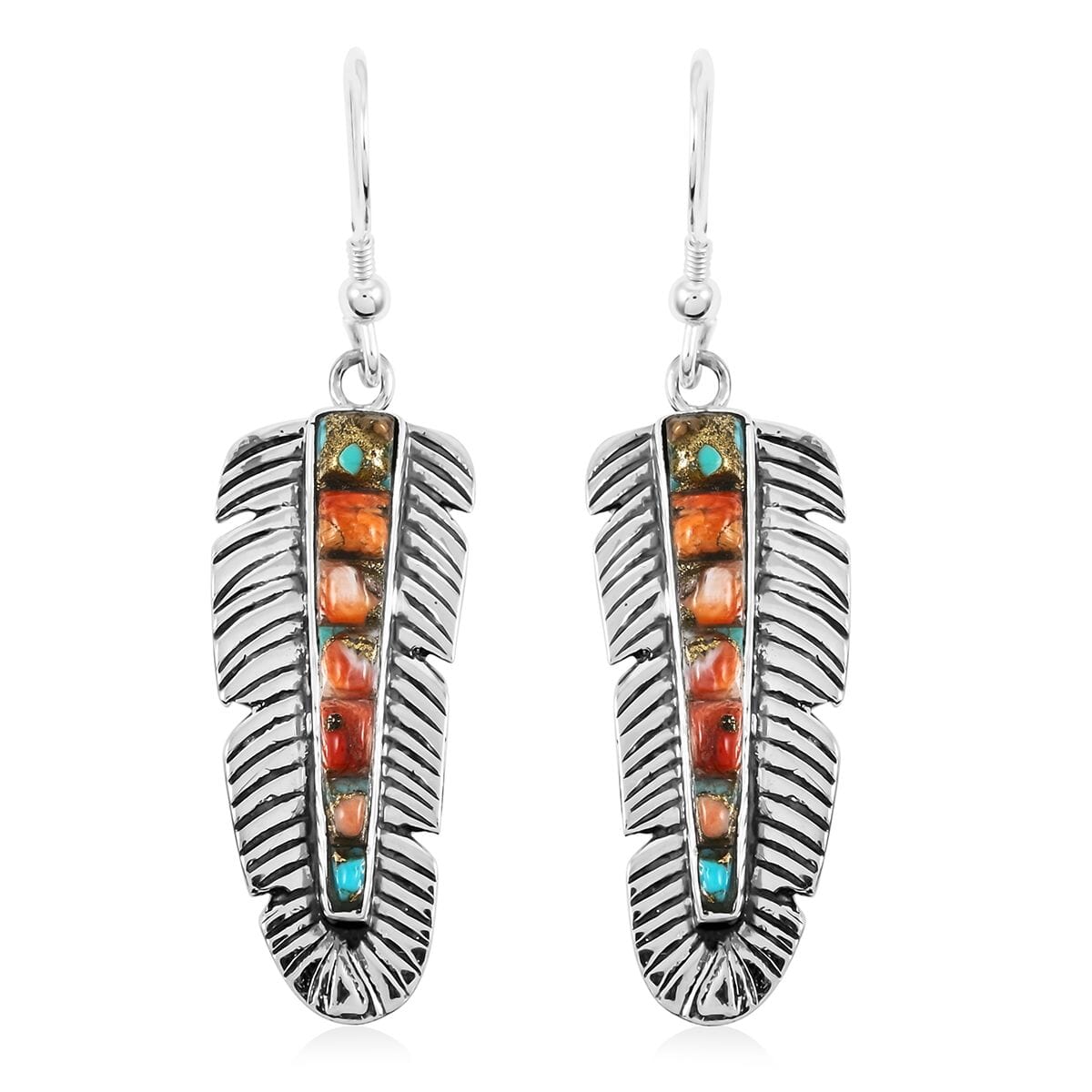 Santa Fe Style Feather Earrings – A Southwestern Touch of Natural Beauty