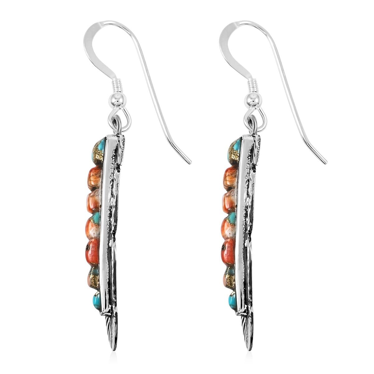 Santa Fe Style Feather Earrings – A Southwestern Touch of Natural Beauty