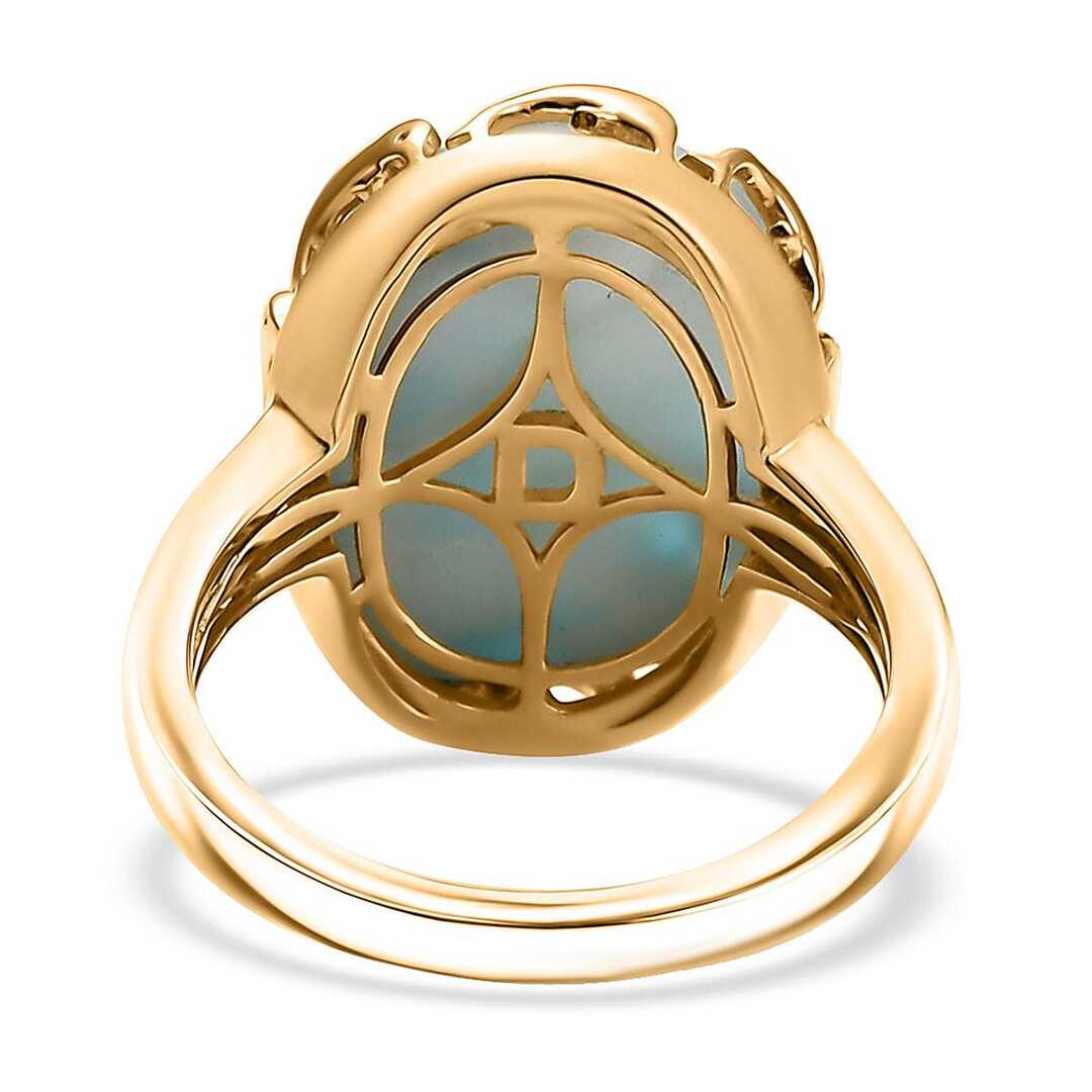 Larimar Tidal Crown Ring