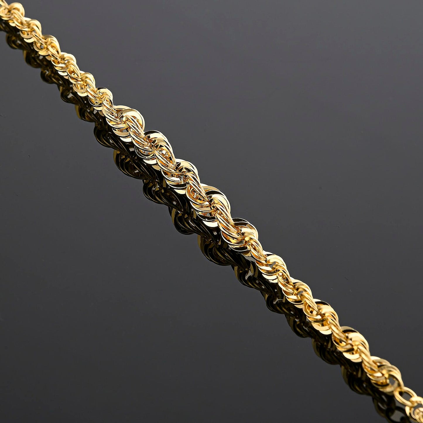 10K Yellow Gold Royal Rope Bracelet – A Statement of Strength and Style