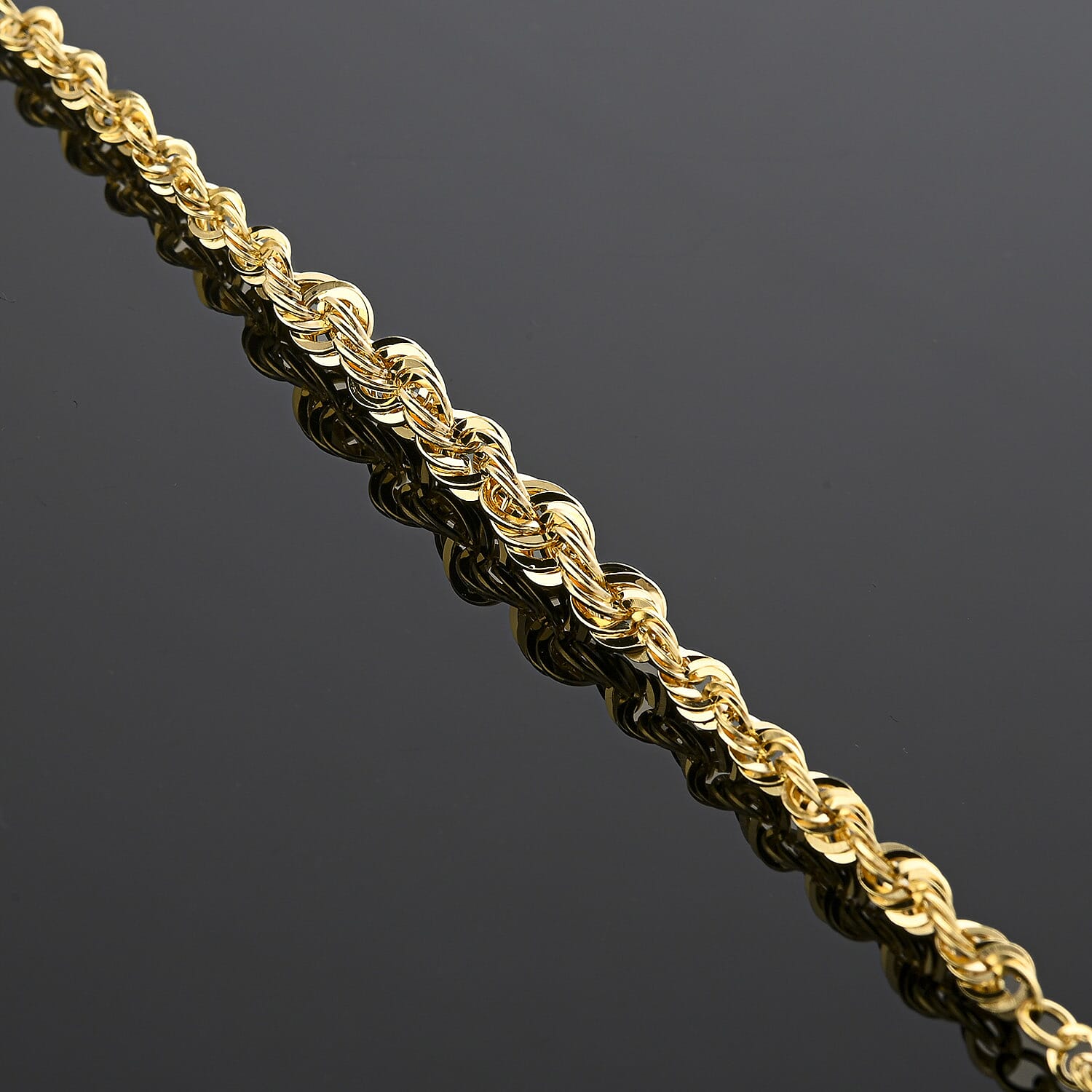10K Yellow Gold Royal Rope Bracelet – A Statement of Strength and Style