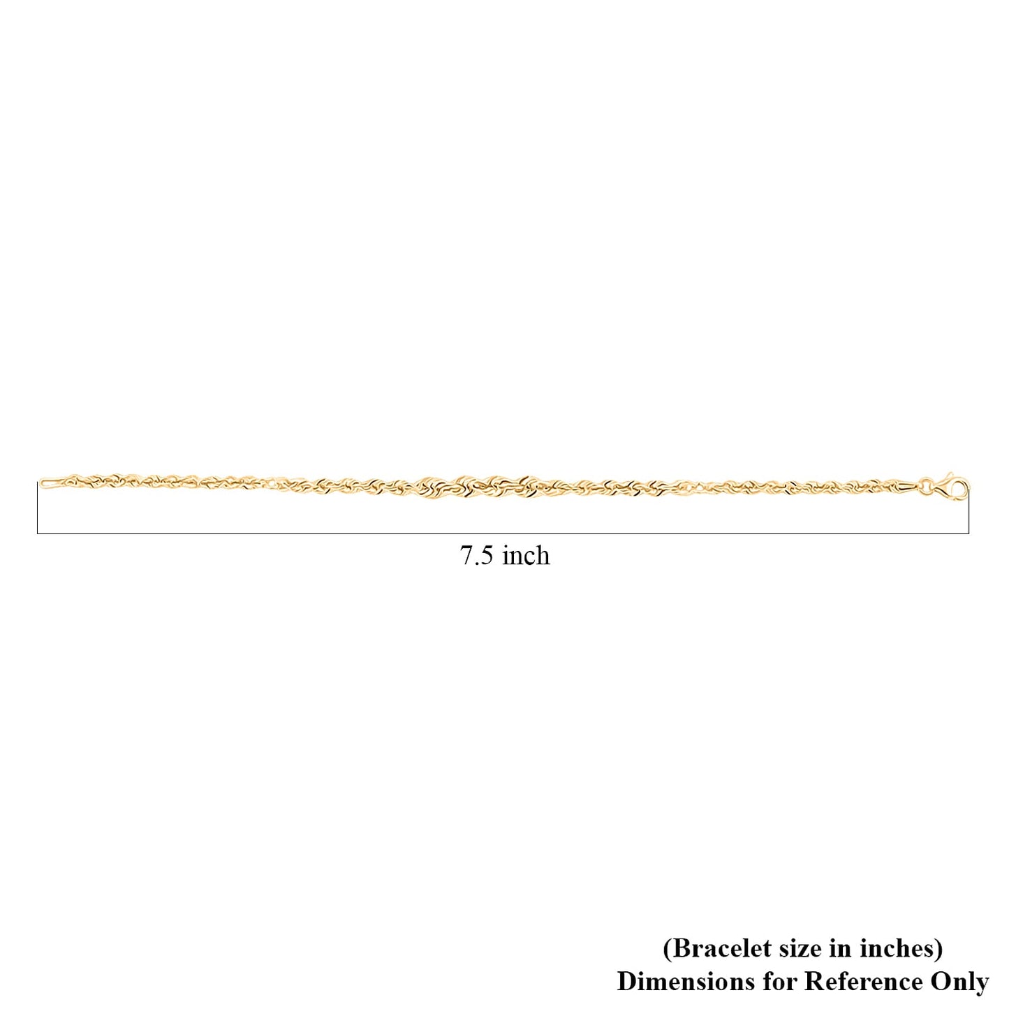 10K Yellow Gold Royal Rope Bracelet – A Statement of Strength and Style