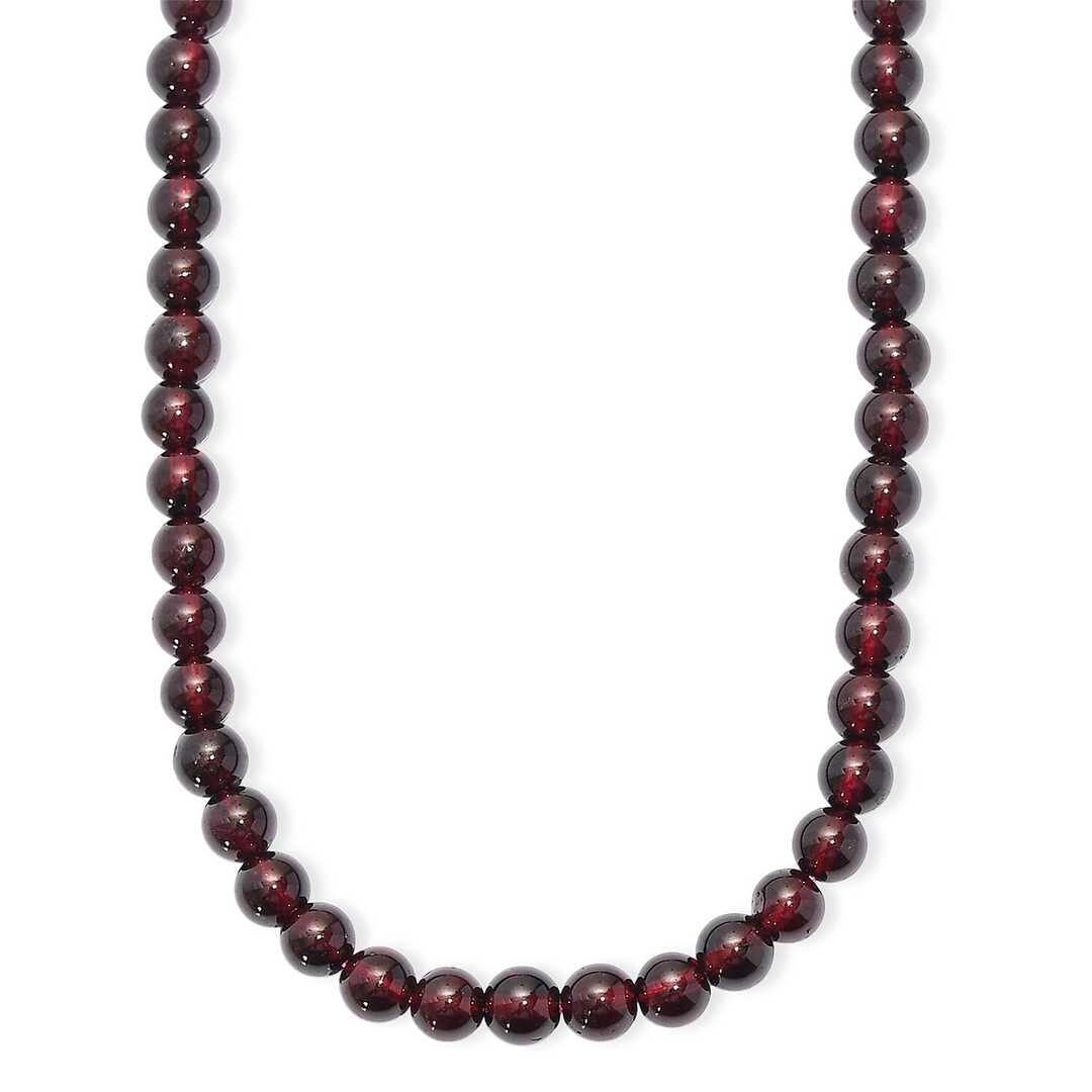 Mozambique Garnet Beaded Necklace