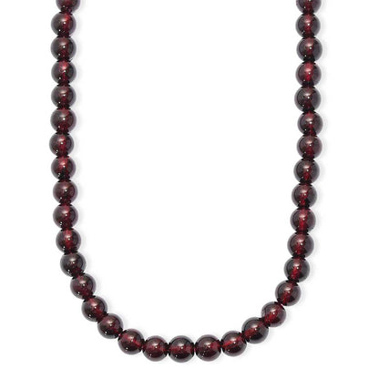 Mozambique Garnet Beaded Necklace