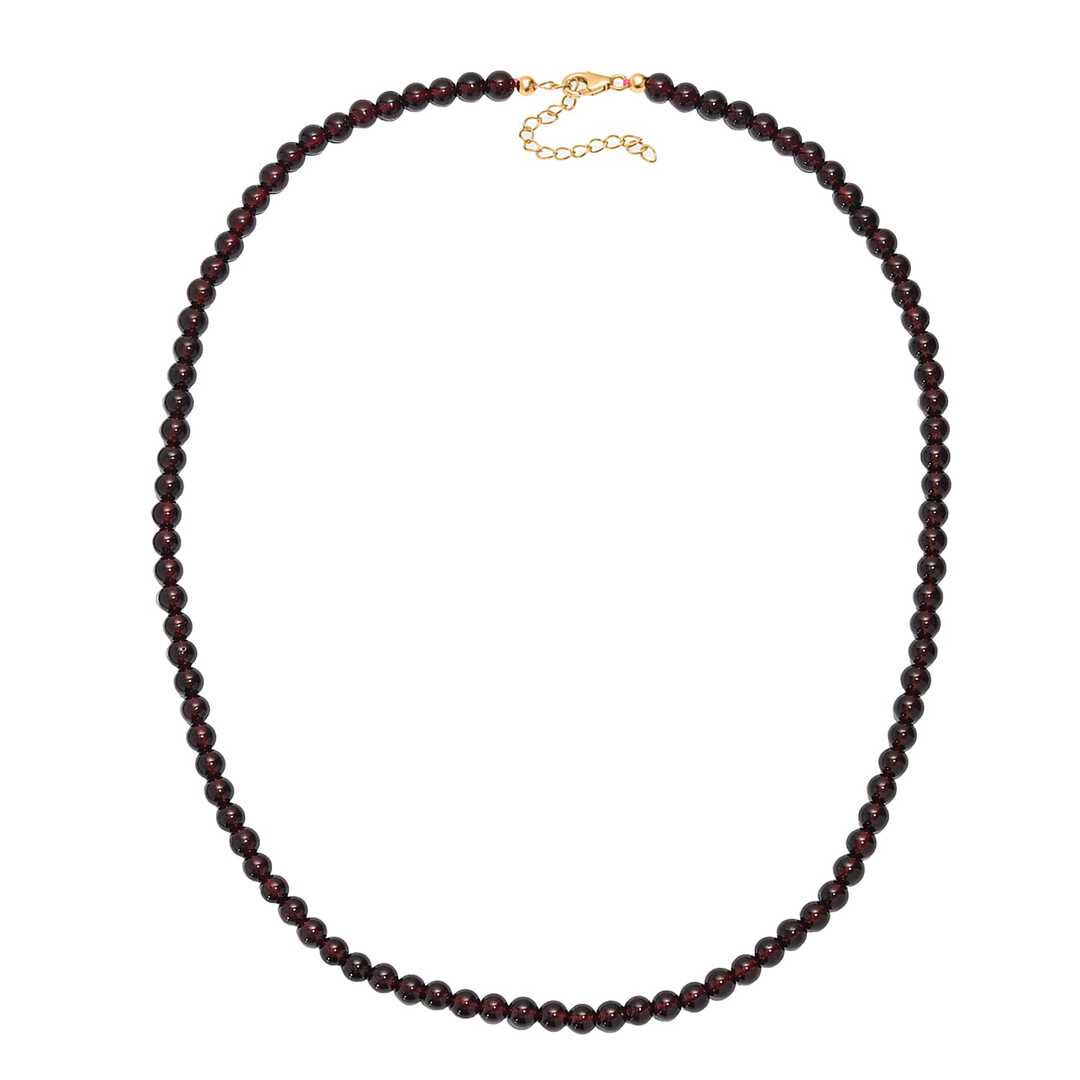 Mozambique Garnet Beaded Necklace