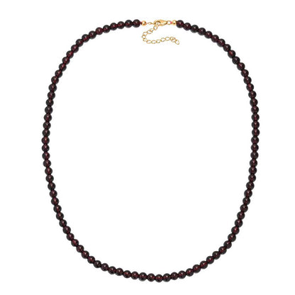 Mozambique Garnet Beaded Necklace