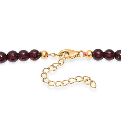 Mozambique Garnet Beaded Necklace