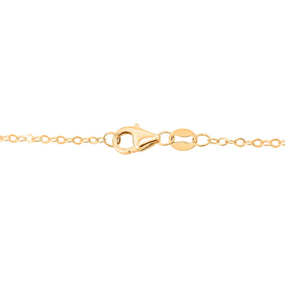 10K Yellow Gold Lucky Charms Necklace – Symbols of Fortune & Protection