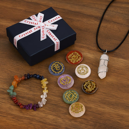 Chakra Kit – 9 Stones for Everyday Balance