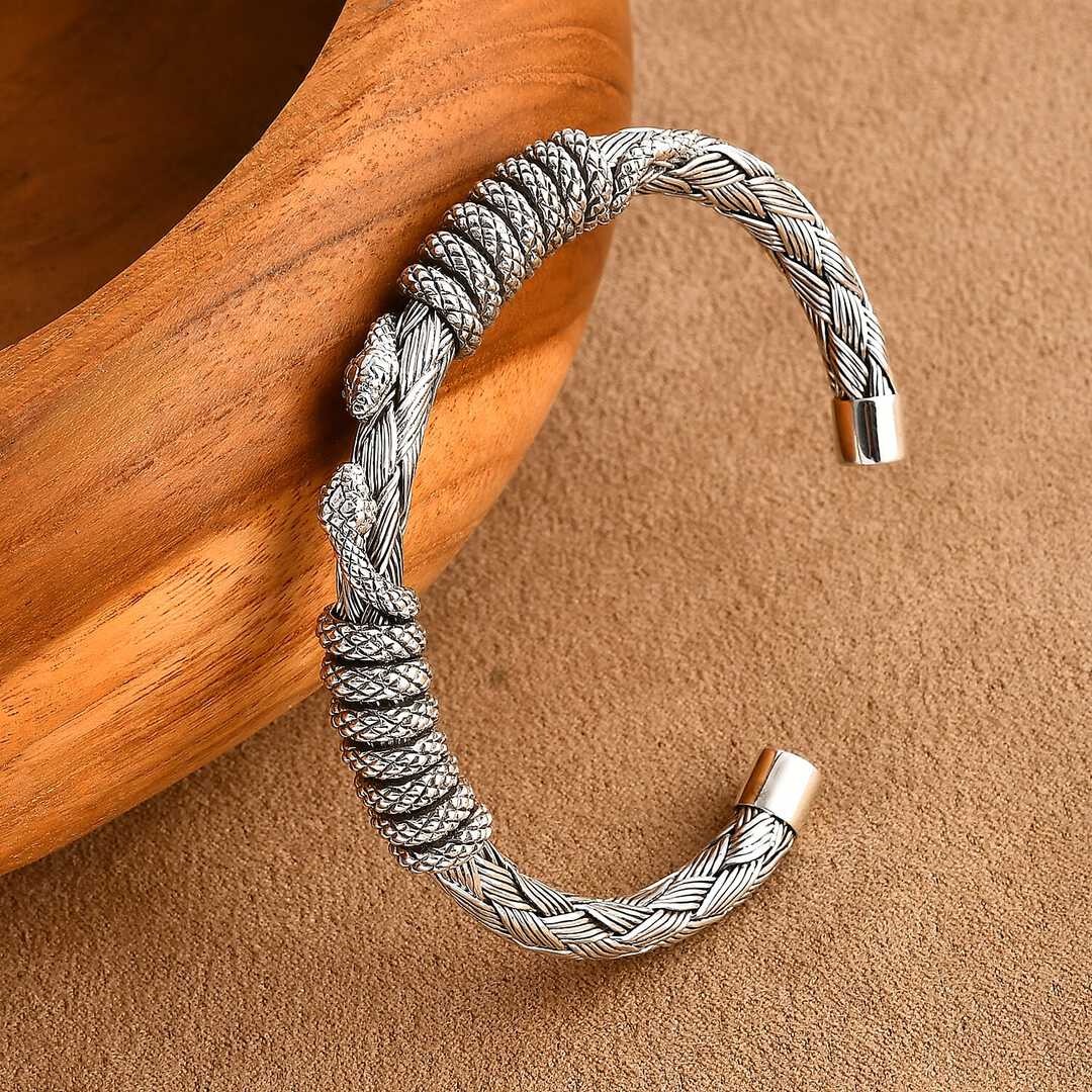 Bali Legacy Snake Cuff Bracelet