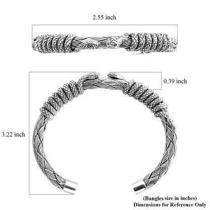 Bali Legacy Snake Cuff Bracelet
