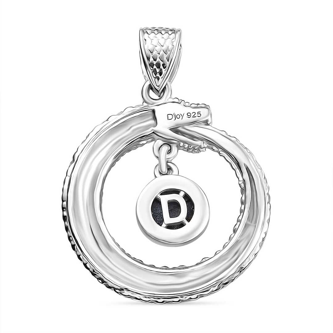 Blue Star Sapphire Ouroboros Pendant