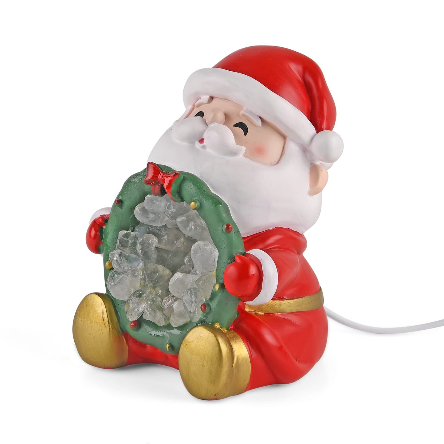 Crystal Santa Claus Night Light - Holiday Mindful Décor