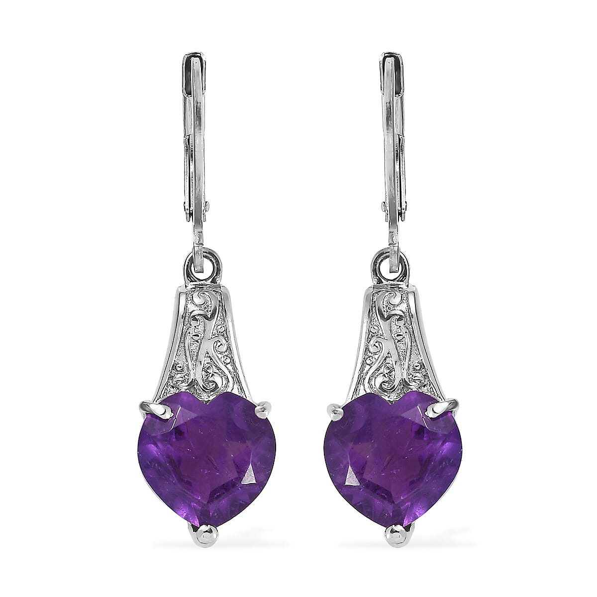 EverTrue African Amethyst Earrings — Spiritual Clarity & Elegant Charm