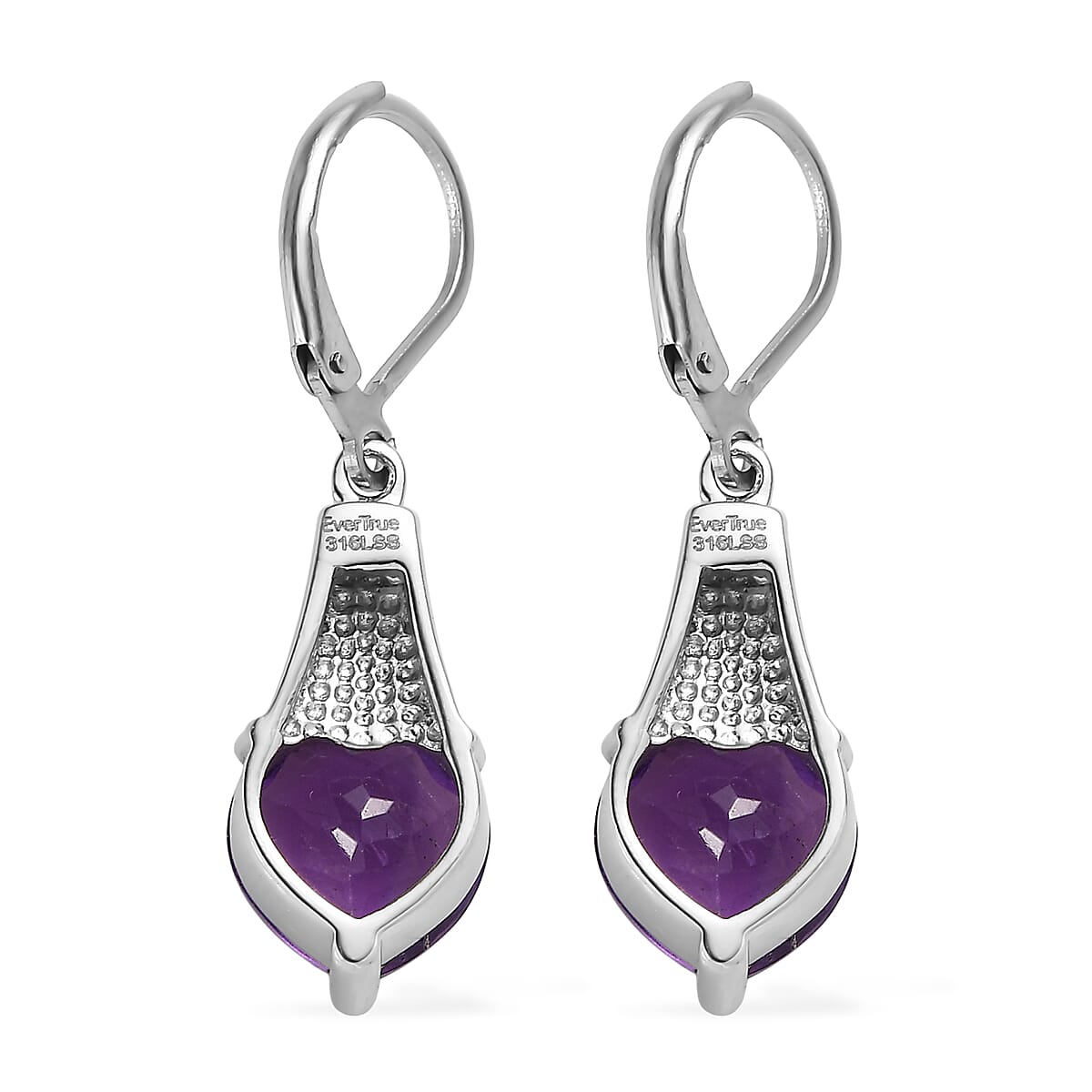 EverTrue African Amethyst Earrings — Spiritual Clarity & Elegant Charm