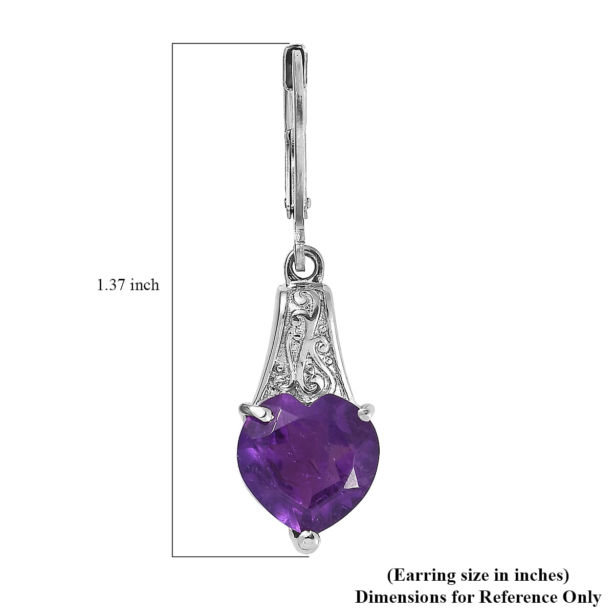 EverTrue African Amethyst Earrings — Spiritual Clarity & Elegant Charm