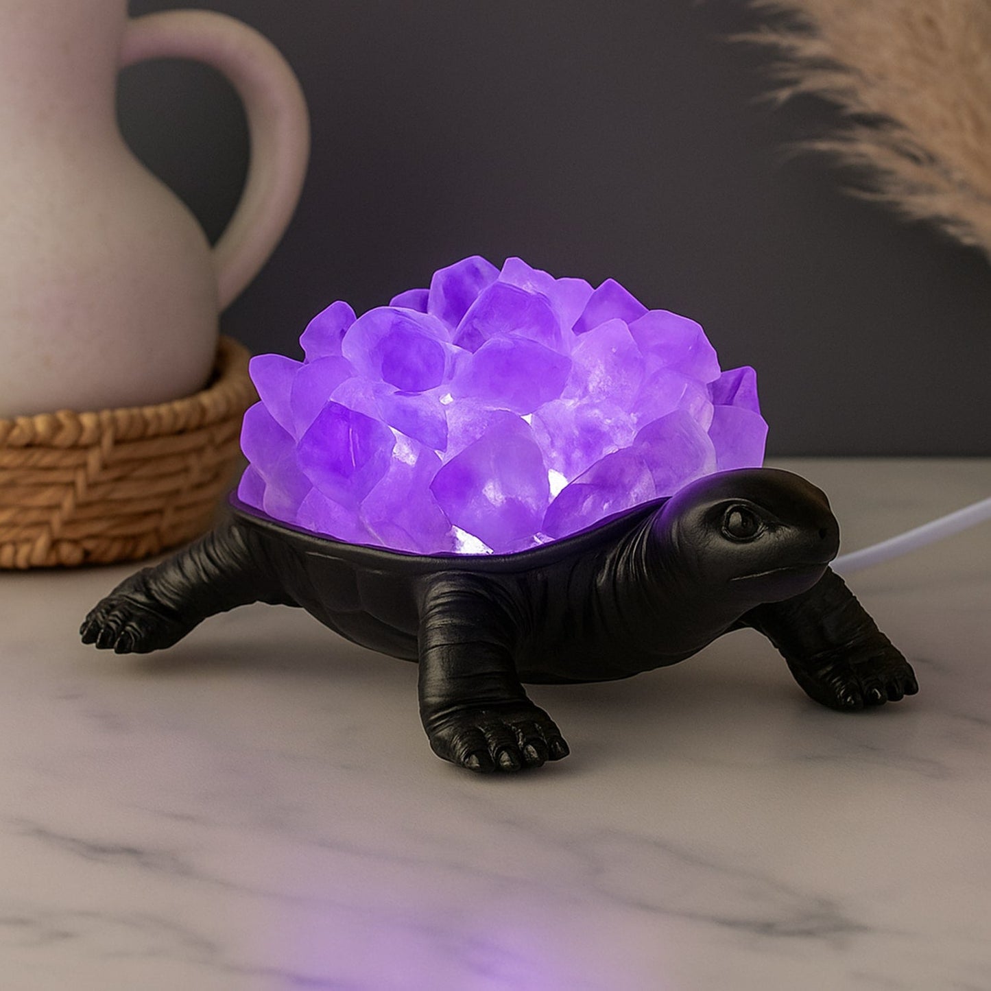 Crystal Turtle Night Light - Feng Shui Energy Decor
