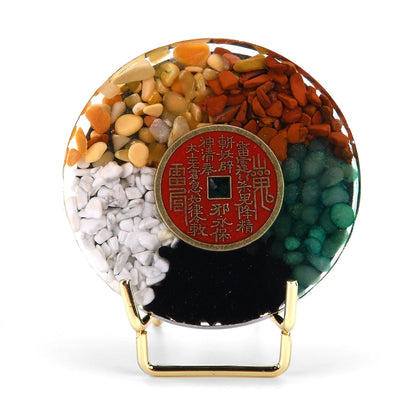 Five Elements Gemstone Display - Let Fortune Find You