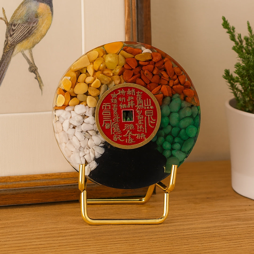 Five Elements Gemstone Display - Let Fortune Find You