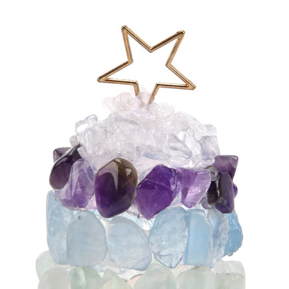 Christmas Chakra Crystal Lamp - Light Up Your Holiday