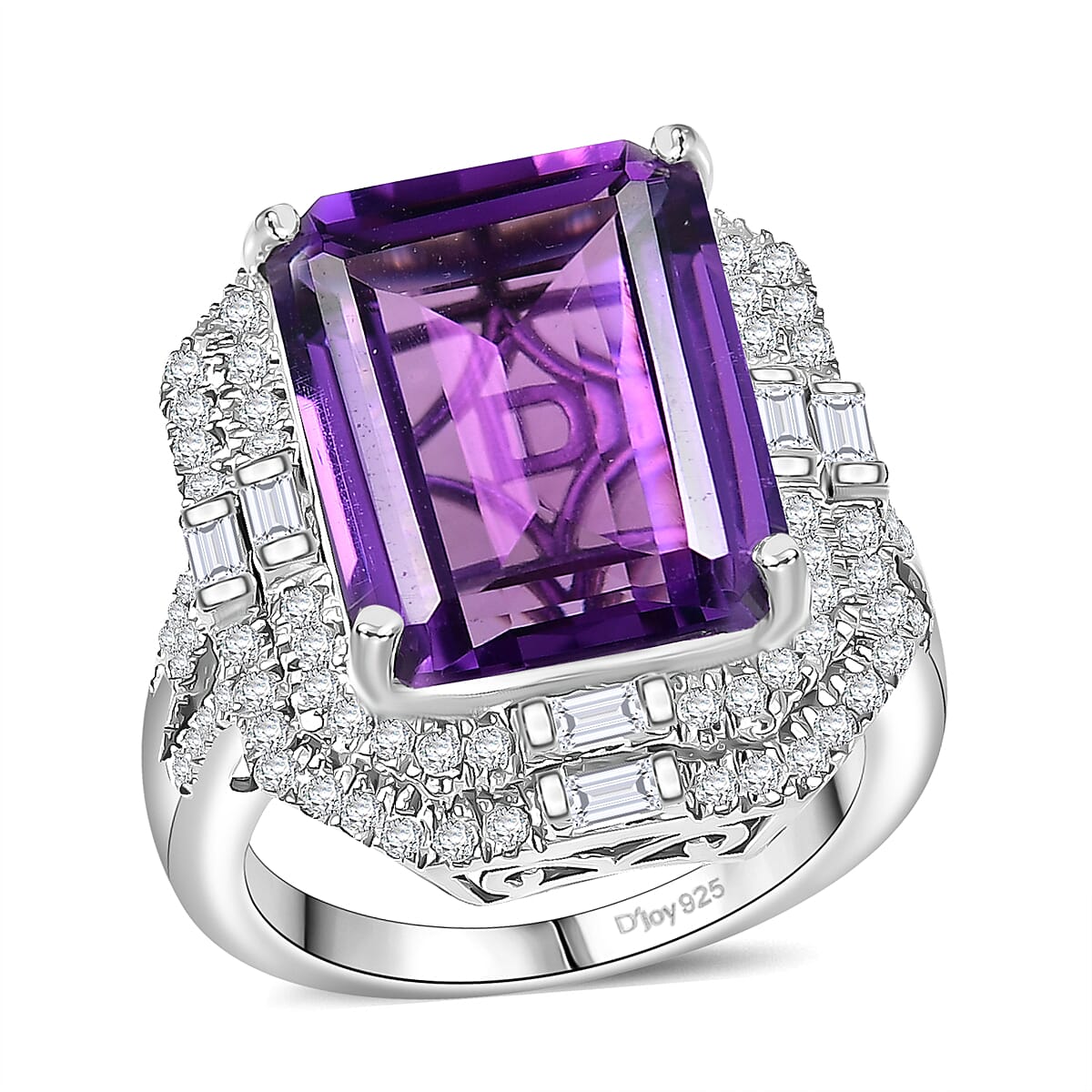 Crowned Oracle Lusaka Amethyst Ring — Authority, Vision & Bold Elegance