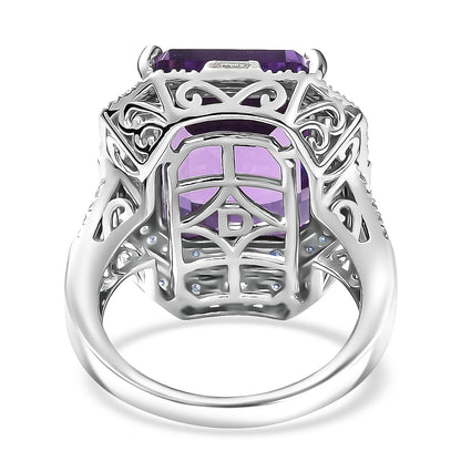 Crowned Oracle Lusaka Amethyst Ring — Authority, Vision & Bold Elegance