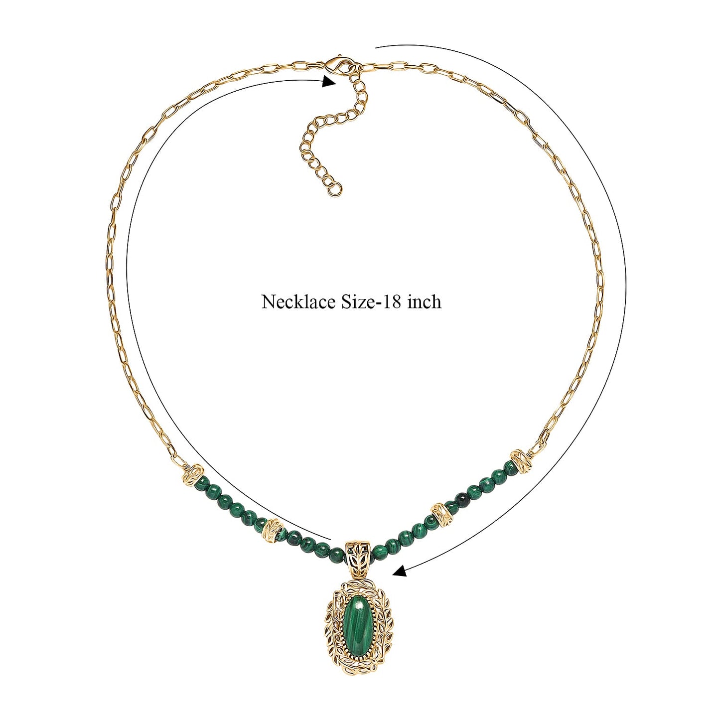 EverTrue Gemstone Tropical Forest Necklace