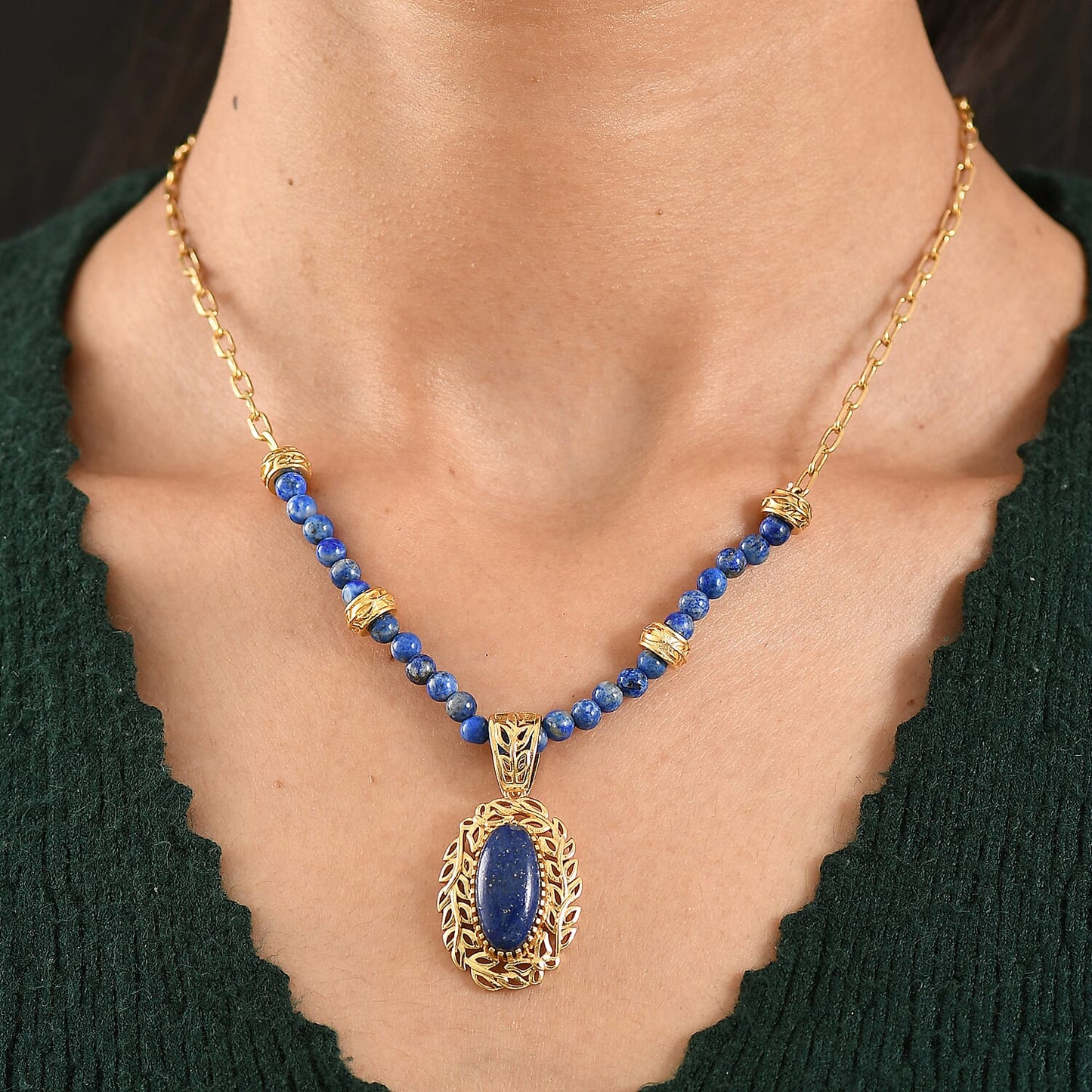 EverTrue Gemstone Tropical Forest Necklace