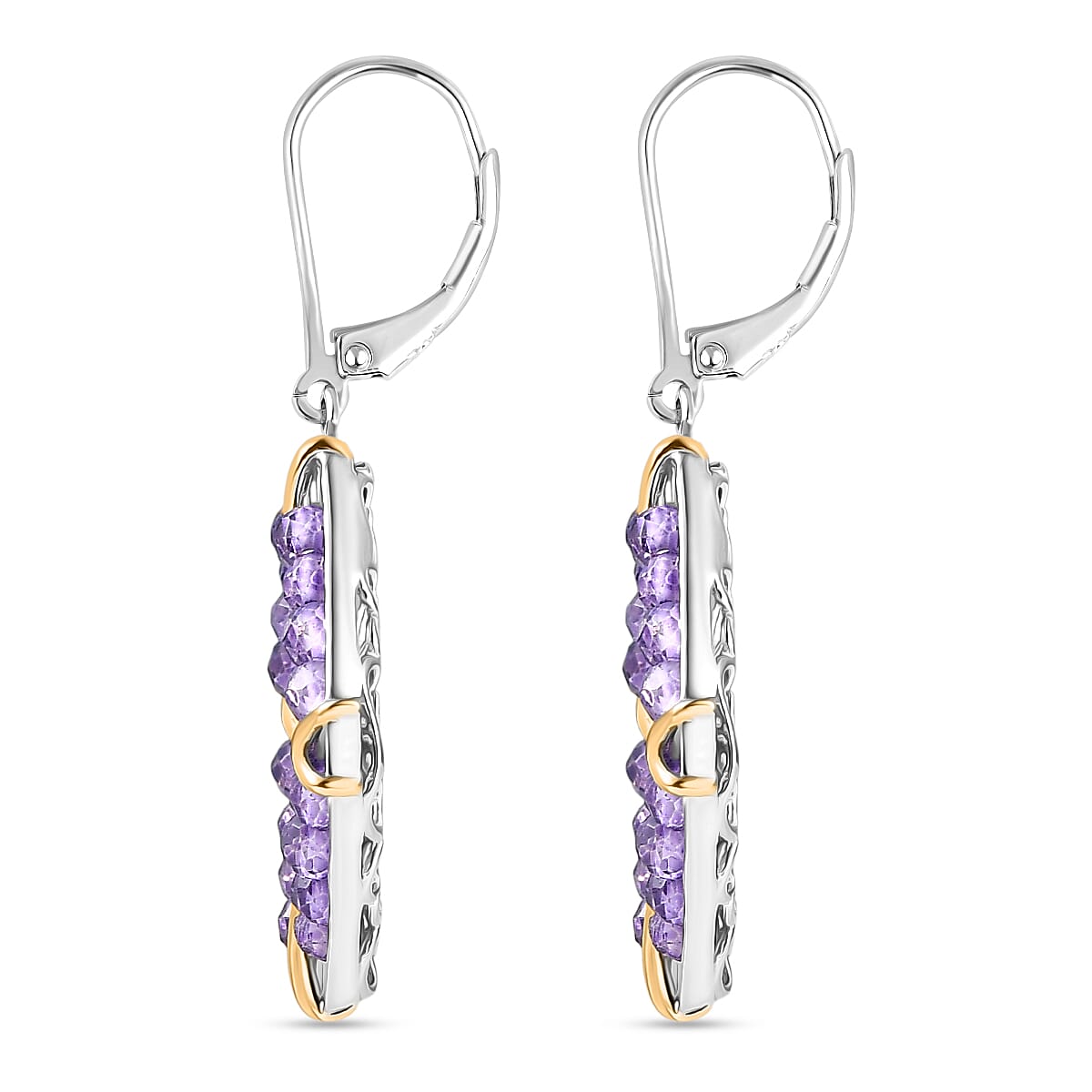 EverTrue Gemstone Beaded Dangle Earrings