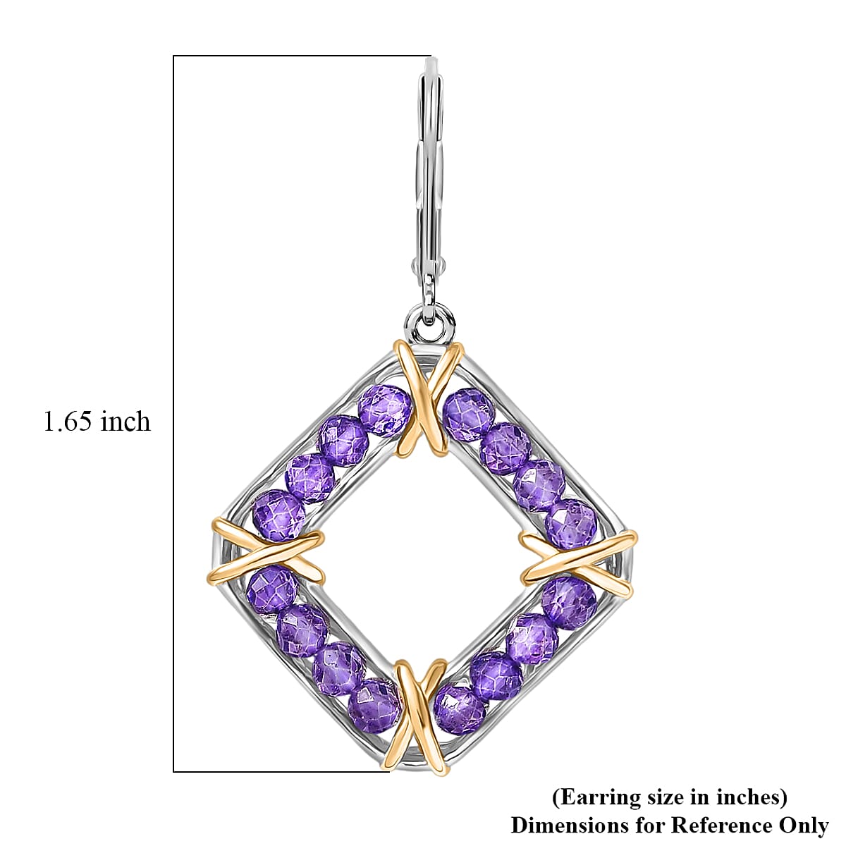 EverTrue Gemstone Beaded Dangle Earrings