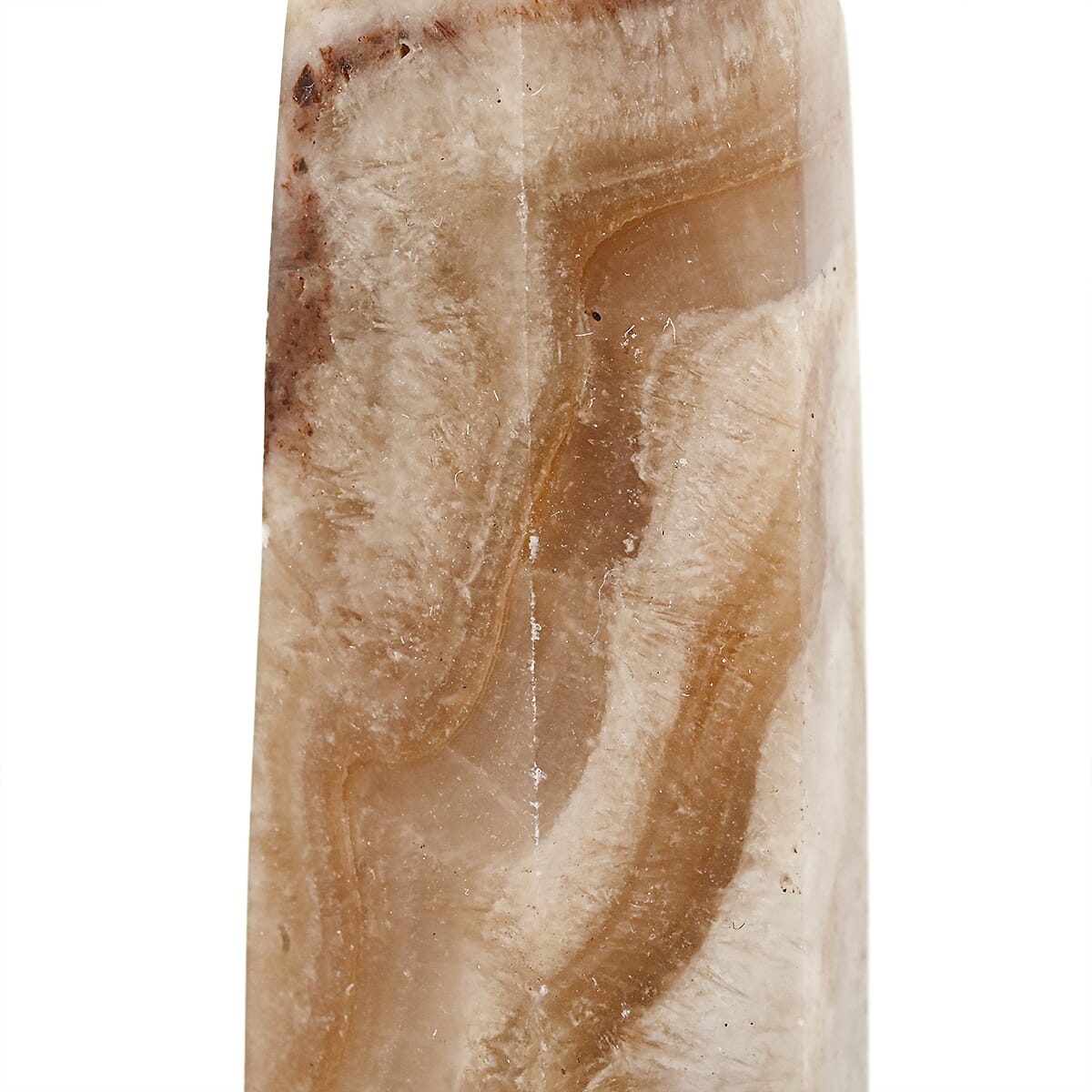 Calcite Brown Prism Tower – Grounded Energy and Focused Intention