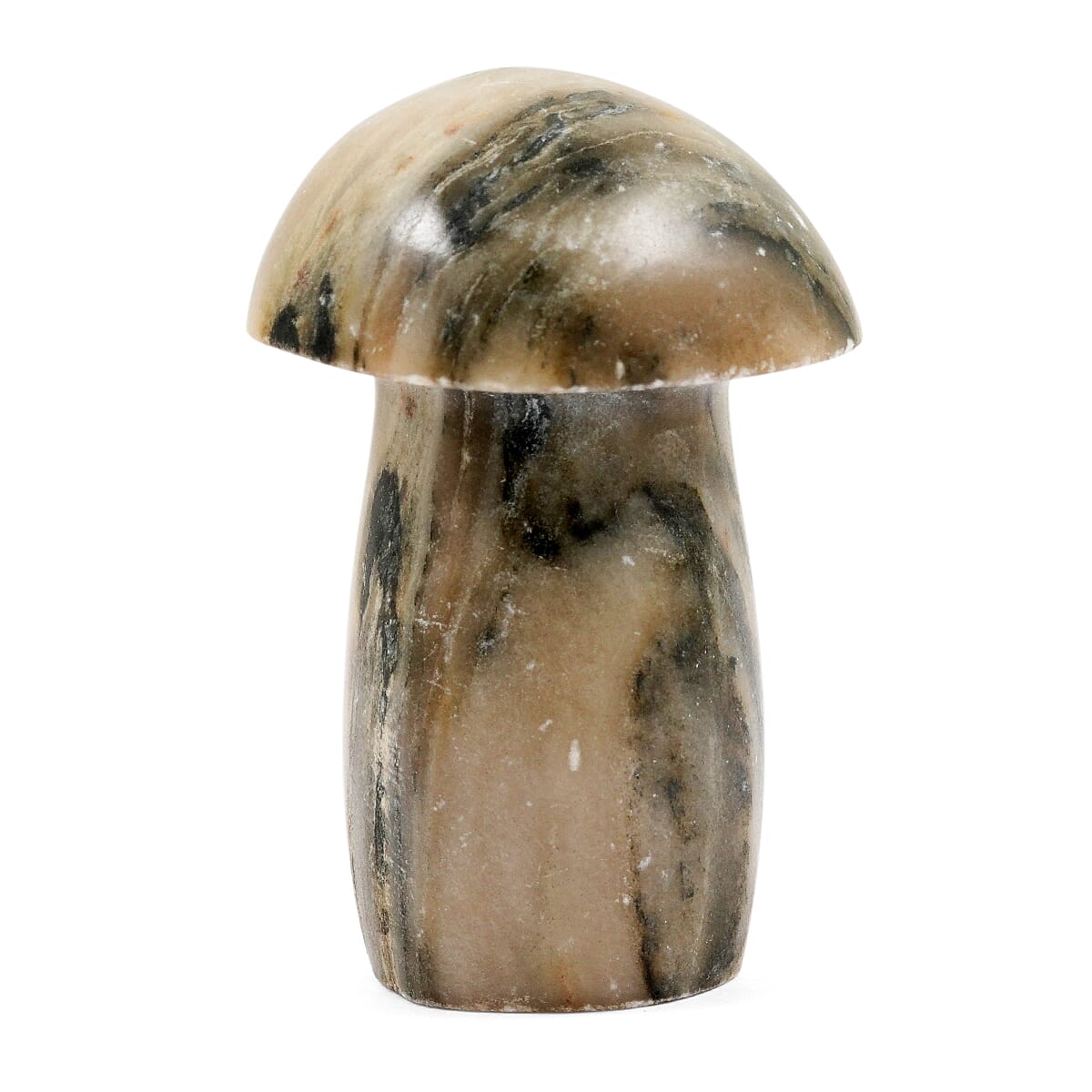 Brown Calcite Mushroom – Rooted in Resilience and Organic Balance