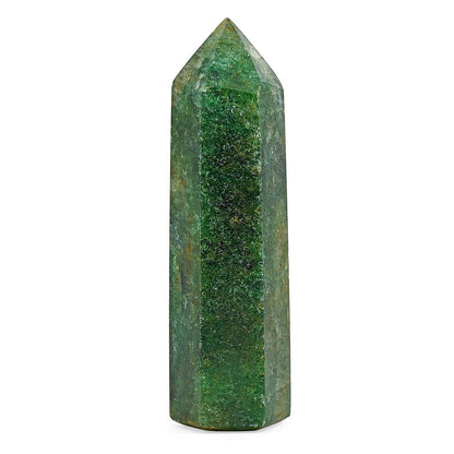 Fuchsite Prism Tower – Natural Elegance and Calming Energy