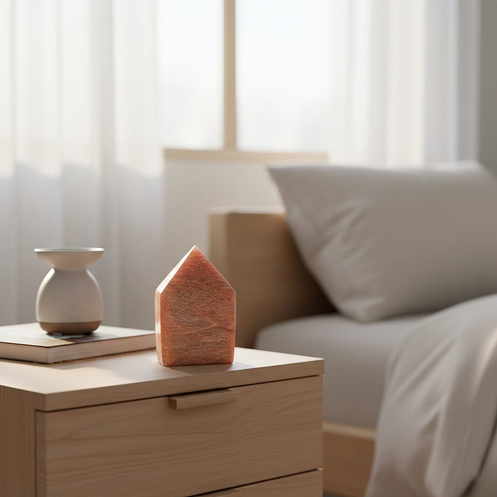 Microcline Brown Pentagon Shape – Grounding Elegance and Natural Beauty