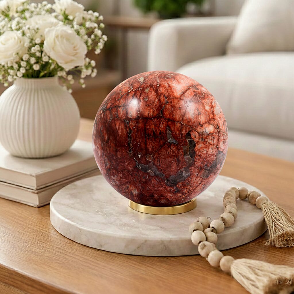 Microcline Multi Color Sphere for Vibrancy and Energy