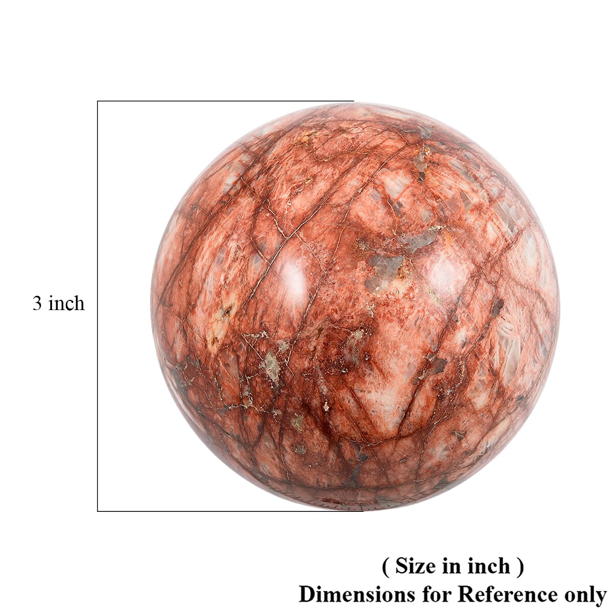 Microcline Multi Color Sphere for Vibrancy and Energy