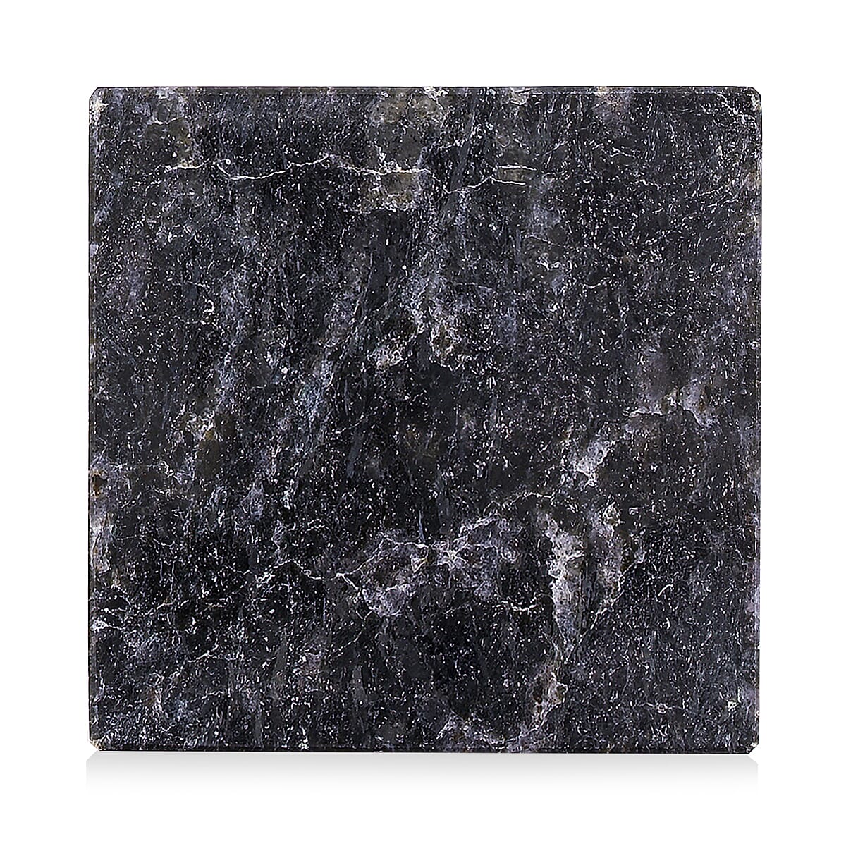 Nuummite Square Shape – Structured Elegance and Grounding Power