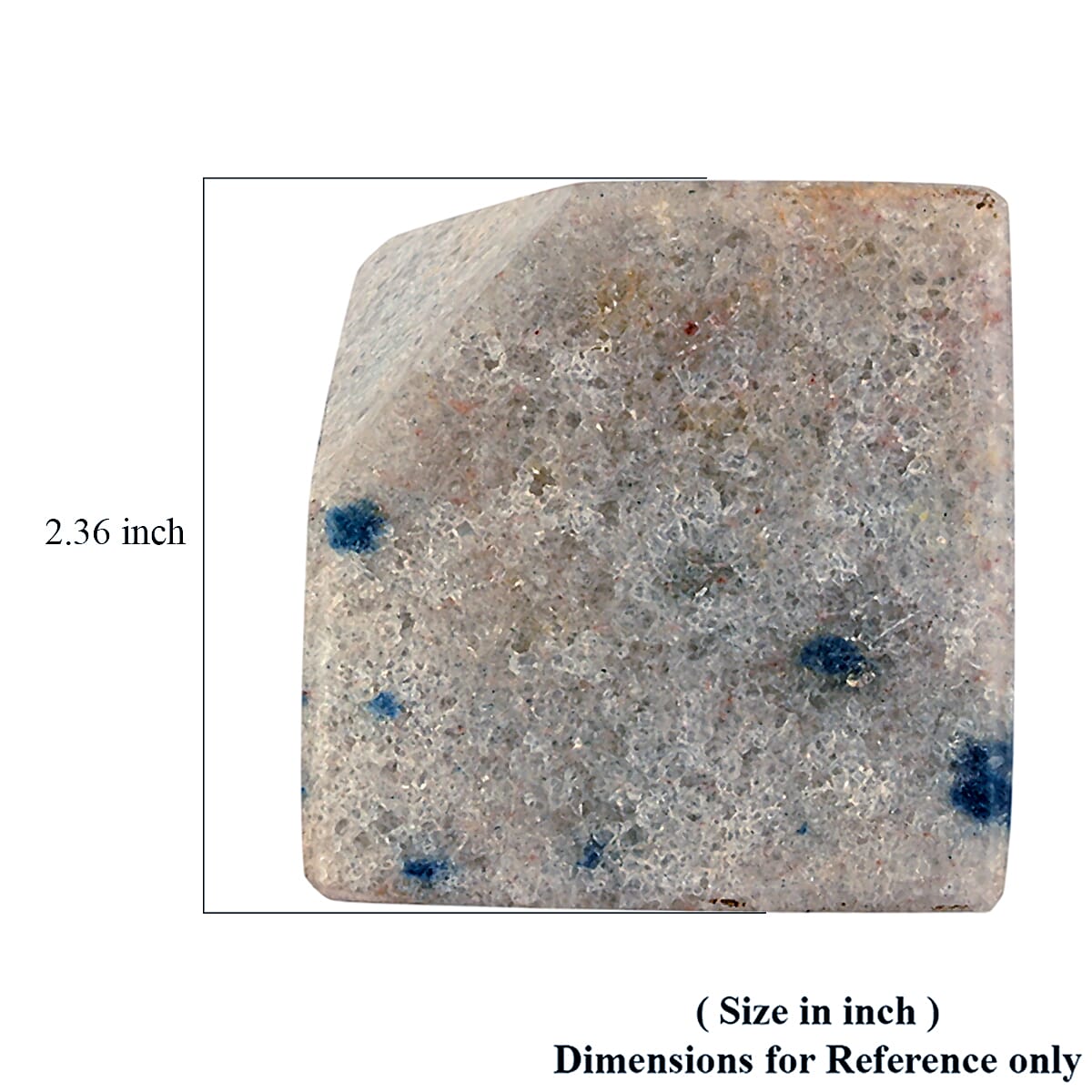 Quartz Blue Square Shape – Clarity and Balance in Every Angle