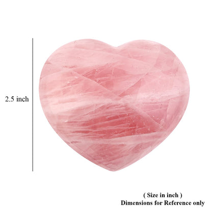 Rose Quartz Heart Shape – A Gentle Touch of Love and Warmth