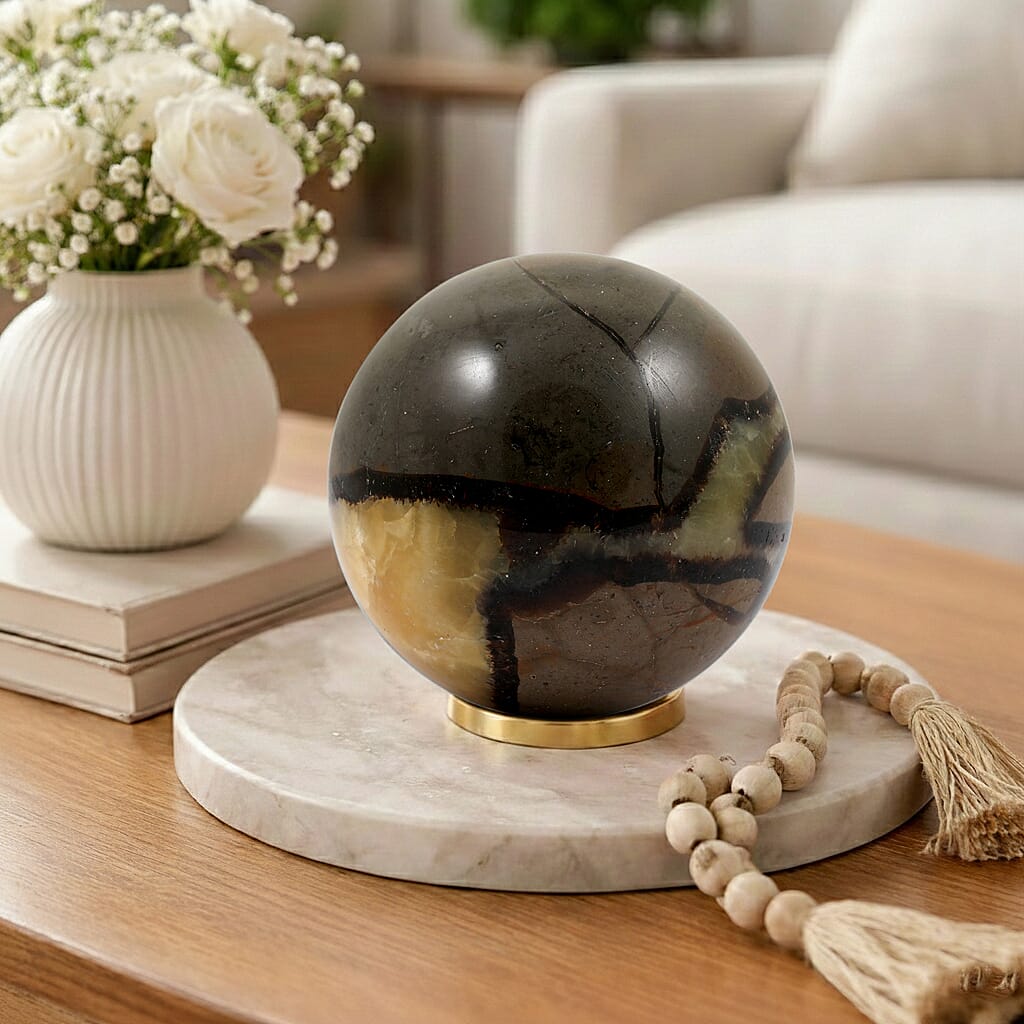 Septaria Sphere for Grounding and Balance