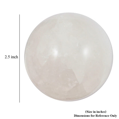 White Quartz Sphere – Purity and Clarity for Your Space