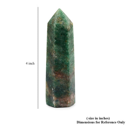 Fuchsite Prism Tower – Natural Elegance and Calming Energy