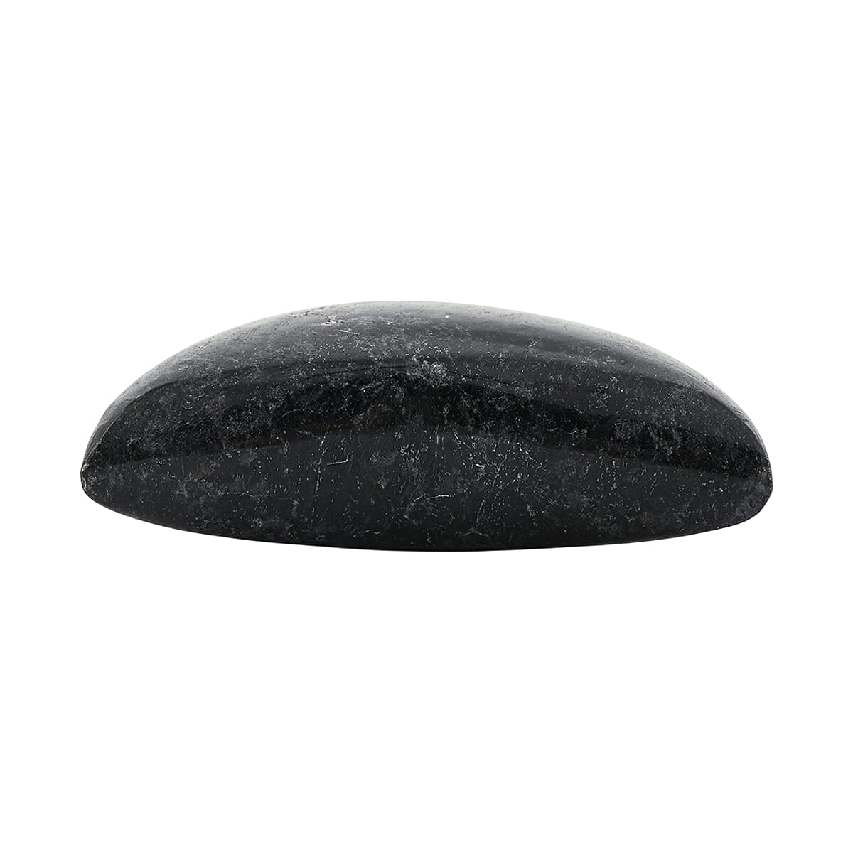 Nuummite Moon Shape – Mysterious Elegance and Symbolic Power