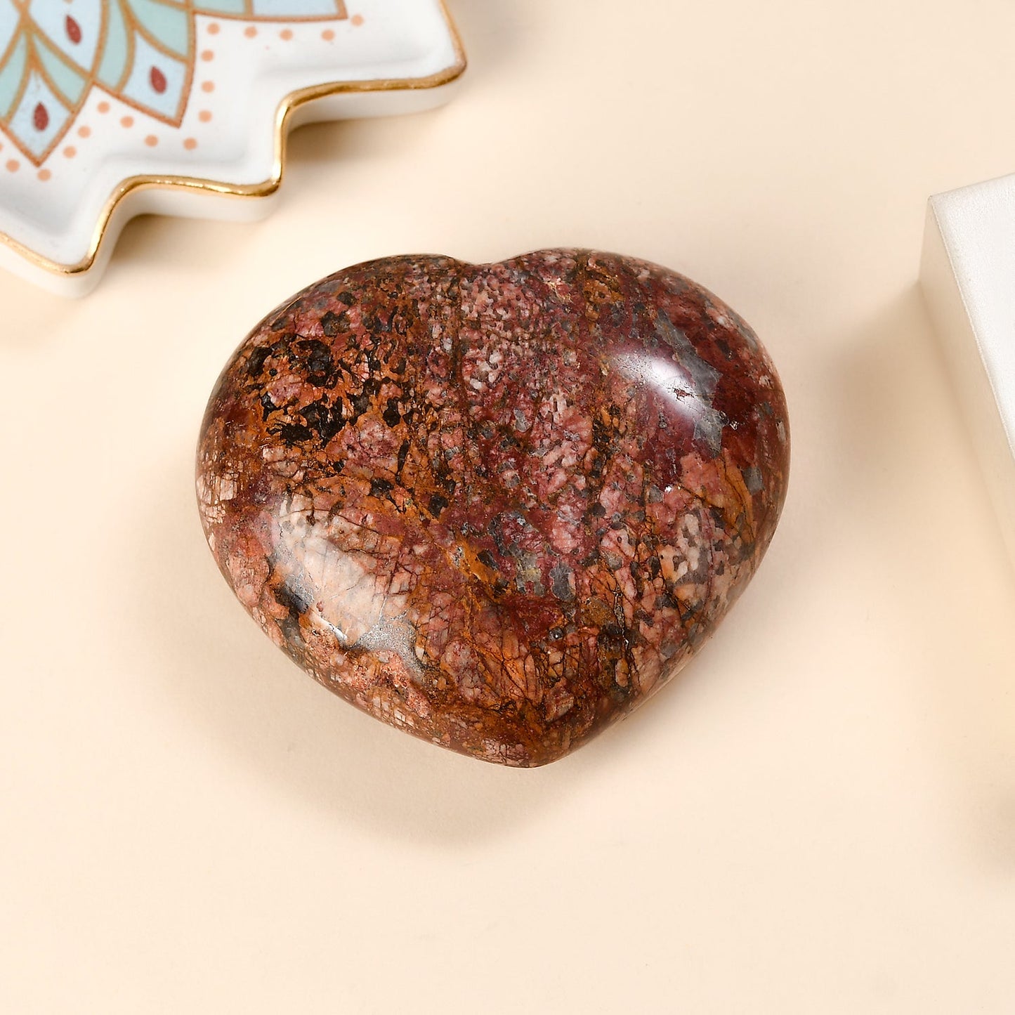 Jasper Heart — Grounding and Nurturing Energy