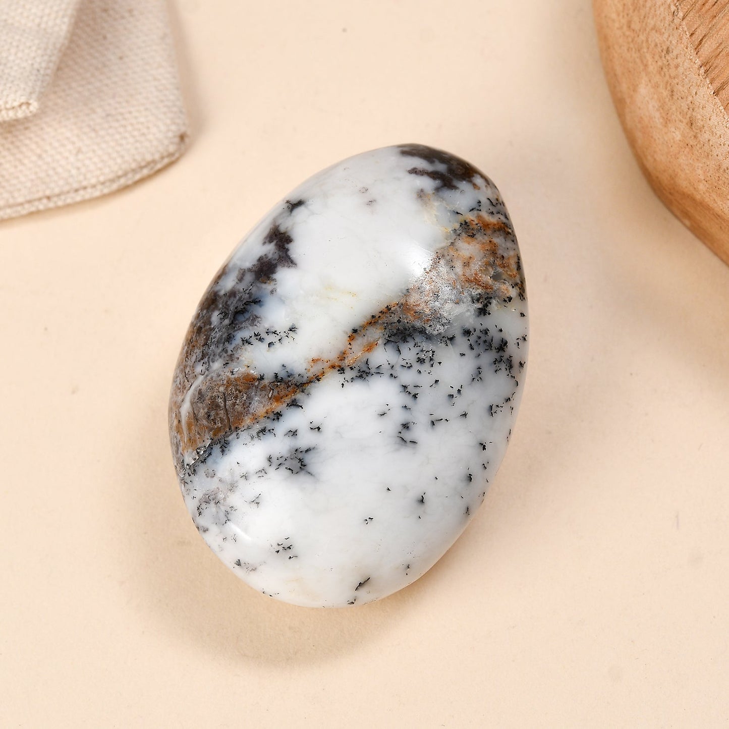 Dendritic Agate Opal — Grounding and Clarity for Inner Peace