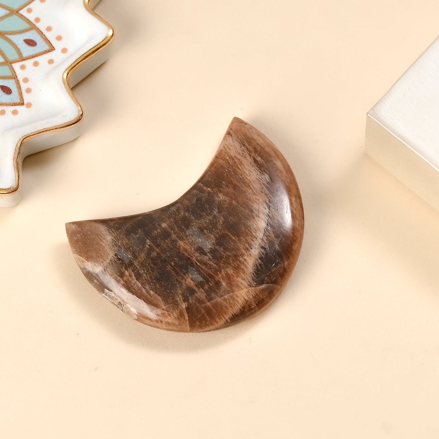 Peachmoonstone Moon — Calming Energy and Emotional Healing