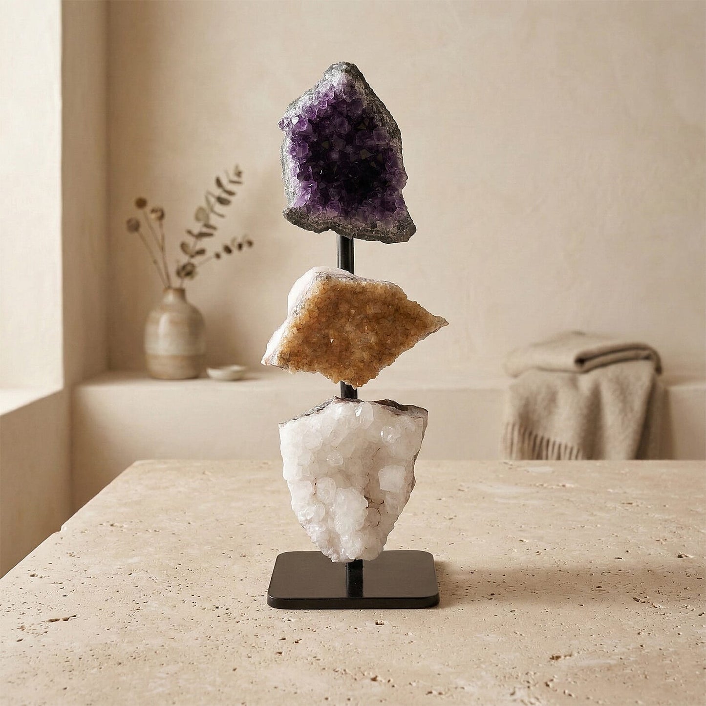 Amethyst Citrine Quartz – Spiritual Harmony & Energy Healing