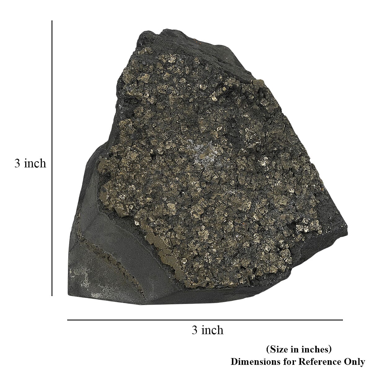 Shungite Pyrite – Grounding Energy & Protection Stone